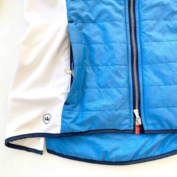 Peter Millar Womens Madeline Quilted Hybrid Jacket Size S Golf Double-Zip - Picture 9 of 14